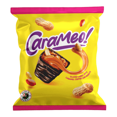 Carameo Glazed Candy With Caramel Center & Peanut, 180g
