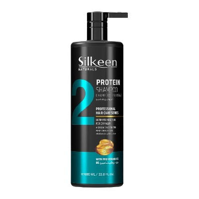 Silkeen Naturals Protein Shampoo With Pro Vitamin B5, 1000ml