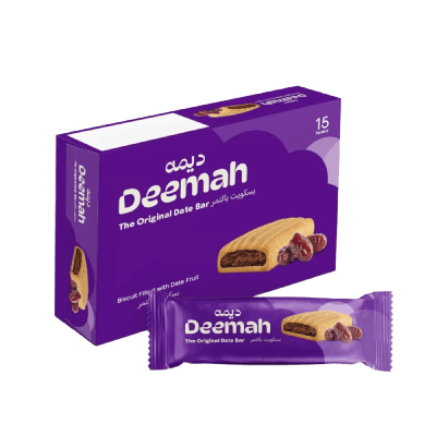 Deemah The Orignal Date Bar Biscuit Filled With Date Fruit, 375g