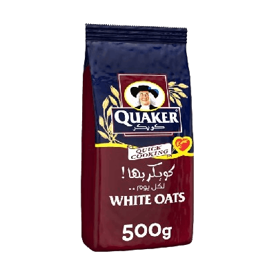 Quaker Quick Cooking White Oats, 500g