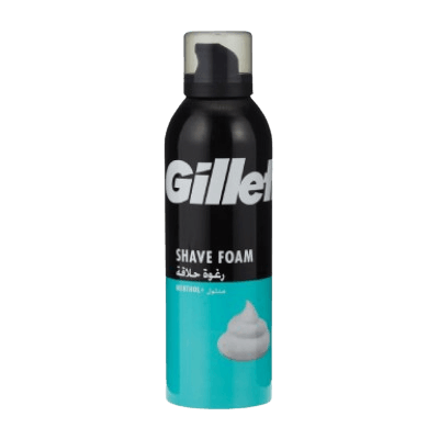 Gillette Mens Menthol Shave Foam, 200ml