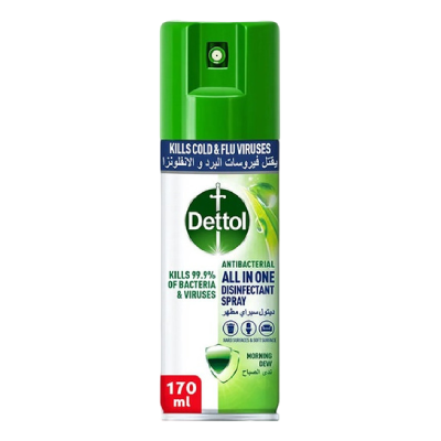Dettol All In One Antibacterial Disinfectant Spray, 170ml