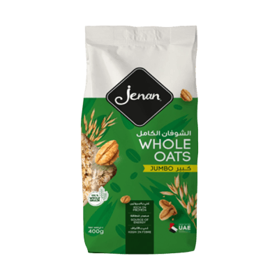 Jenan Jumbo Whole Oats Pouch, 400g