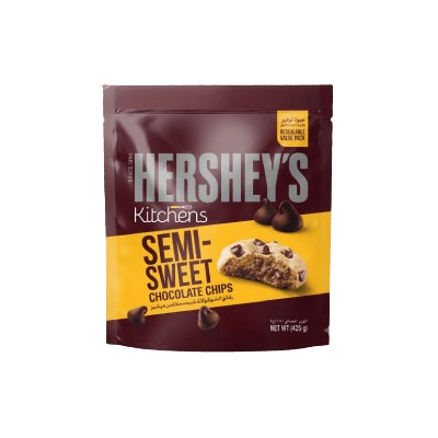 Hersheys Kitchens Semi Sweet Chocolate Chips, 425g