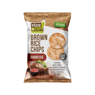 Rice Up Barbecue Brown Rice Chips, 60g