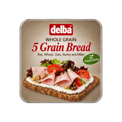 Delba 5 Grain Bread, 250g