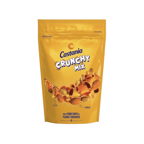 Castania Crunchy Mix with Corn Chips & Peanut Crackers, 170g