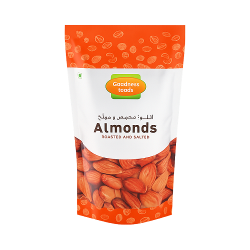 GOODNESS FOODS ALMONDS SMOKED N BBQ SP 200GM,1.00