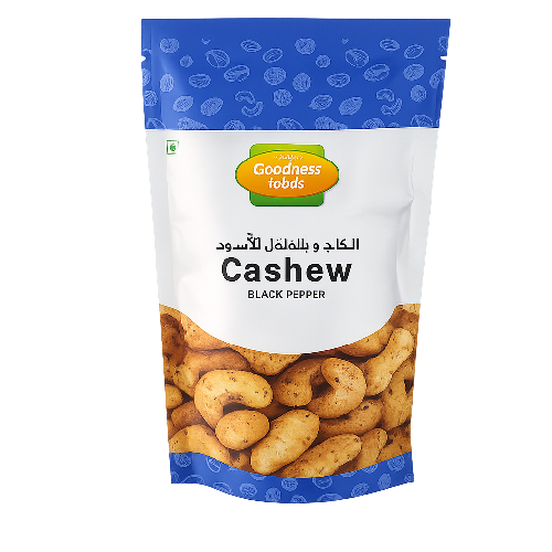 GOODNESS FOODS CASHEW BLACK PEPPER SP 175GM,1.00