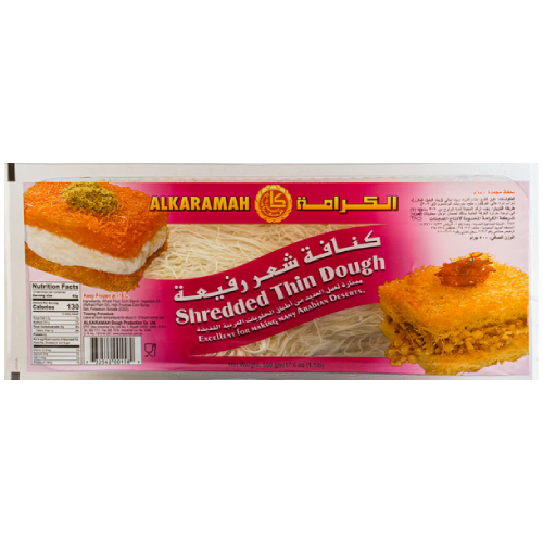 AL KARAMAH SHREDDED KUNAFA 500GMS,2.75