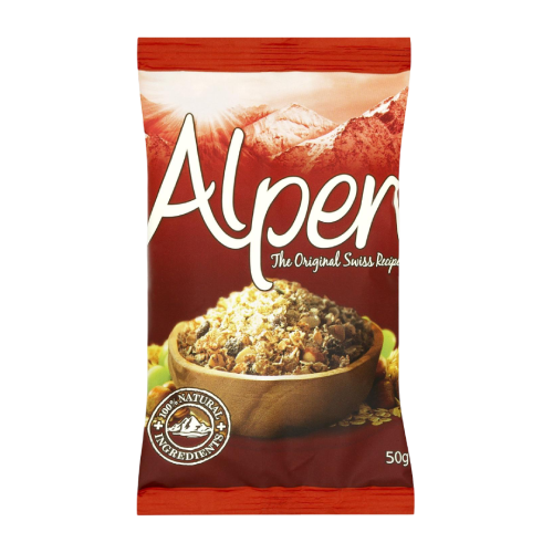 ALPEN CRISP ORIGINAL SACHETS 50 GMS,1.00