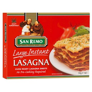 SAN REMO PSTA LRGE INST LSAGNA #100 250G,2.00