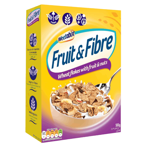 WEETABIX FRUIT & FIBERS 500 GMS.,6.00