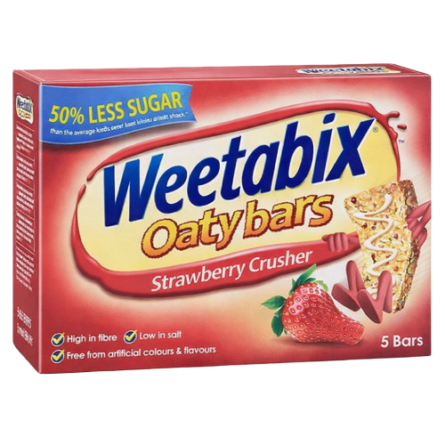 WEETABIX OATY BARS S/BERRY HF (5X23) GMS,3.75