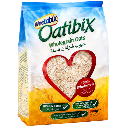 WEETABIX OATBIX W/GRN RLED OATS 500G,2.00