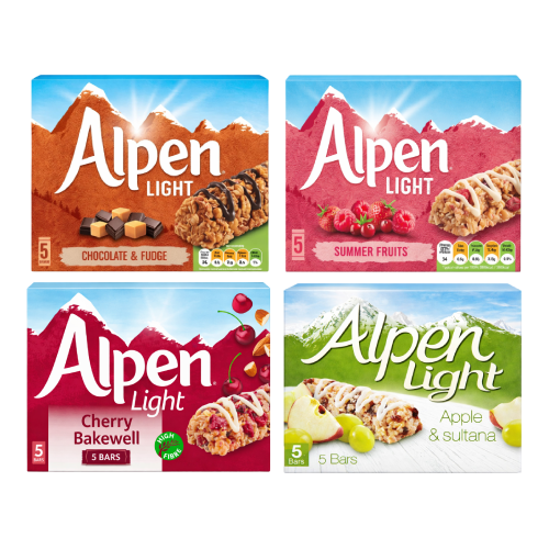 Alpen Light Cereal Bars (5X19)gms - All Flavors.,3.75
