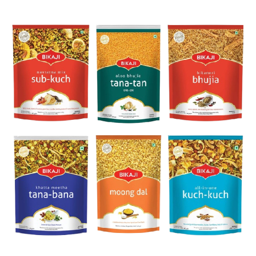 Bikaji Namkeen & Snacks 400g - All varieties.,2.50