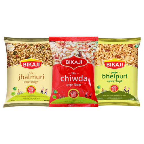 BIKAJI LITE NAMKEEN 100G - All varieties,1.25