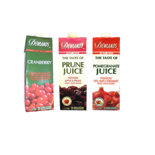 DEWLANDS JUICE 1L - CRANBERRY, POMEGRANATE, PRUNE,3.00