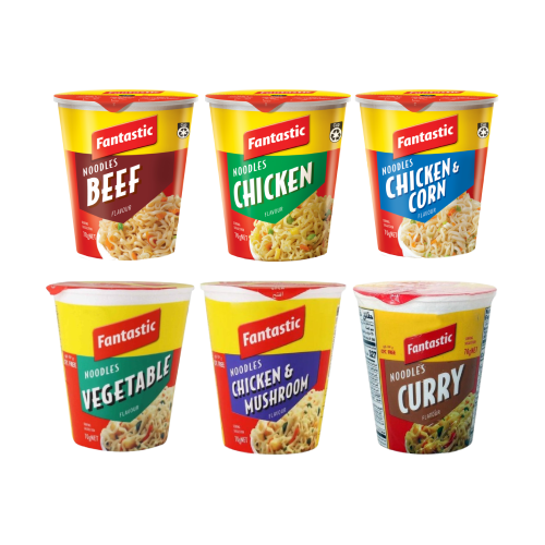FANTASTIC CUP NOODLES - ALL VARIETIES,1.00