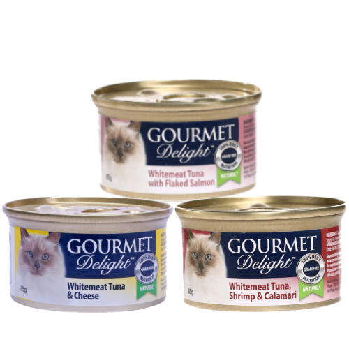 Gourmet Delight Cat Food - 85g,1.25