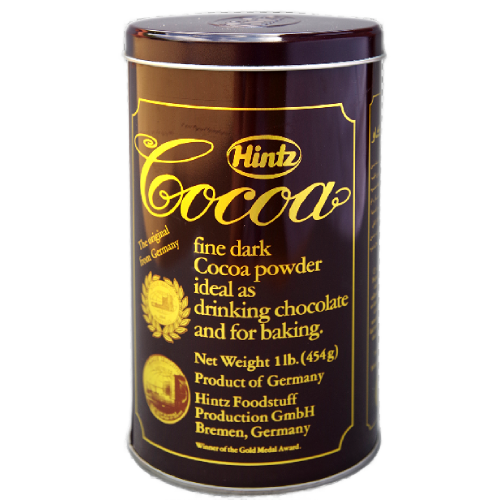 HINTZ COCOA POWDER TIN 454 GMS,15.00
