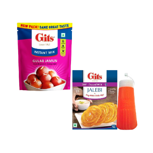 Gits Sweets Mix 100g - Gulab Jamun & Jalebi,1.50