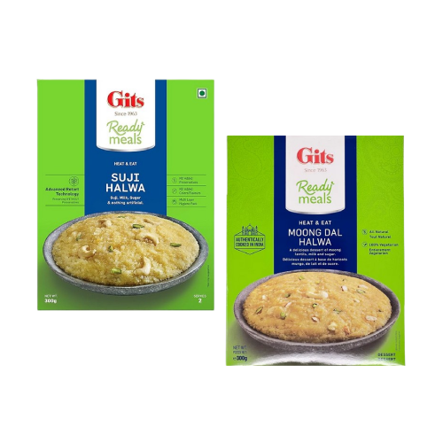 Gits Halwa 300g - Moong Dal & Suji,2.00