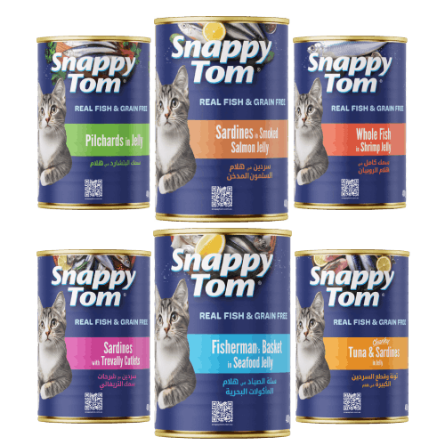 Snappy Tom Cat Food 400g - All varieties,1.75