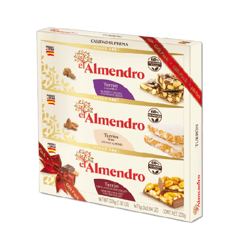 EL-ALMENDRO TURRON 75g - Almond, Caramel, Chocolate,3.00