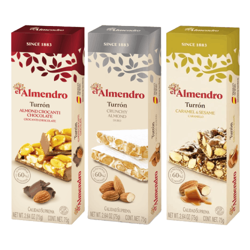 EL-ALMENDRO TURRON 75g - Almond, Caramel, Chocolate,3.00