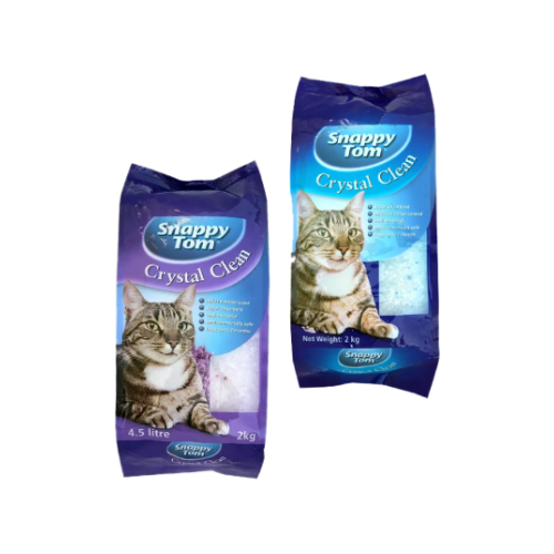 SNAPPY TOM CRYSTAL CLEAN CAT LITTER 2KG - Normal & Lavender,9.00