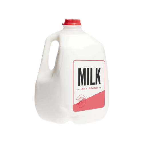 Fresh Milk - Any Brand  (2L & Above),1.00