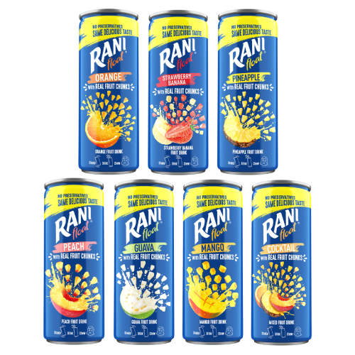 Rani Float with Real fruit chunks 240ml all Flavors ,0.50