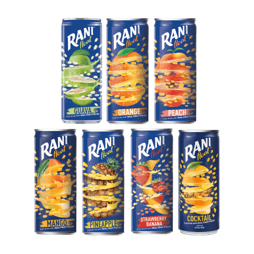 Rani Float with Real fruit chunks 240ml all Flavors,0.50