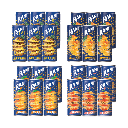 Rani Float with real fruit chunks, 6 x 240ml - Any Flavour,3.00