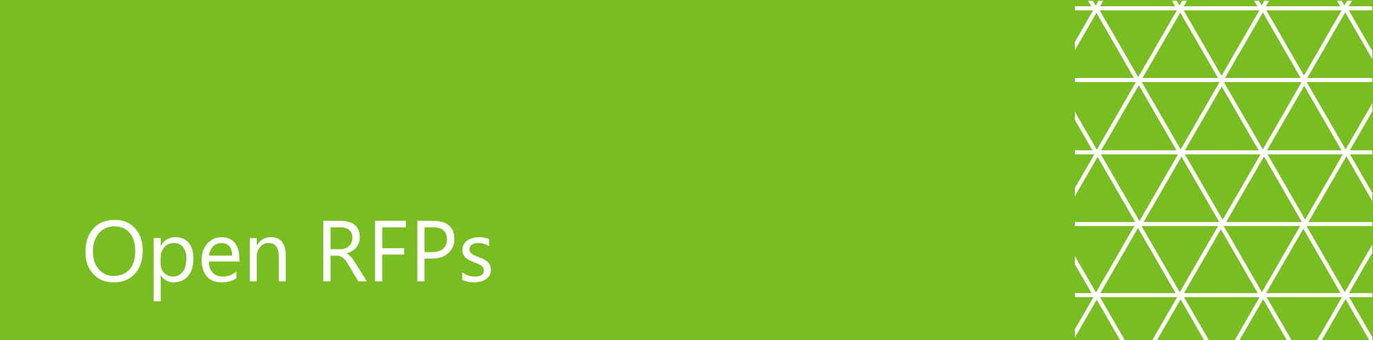 Open RFPs