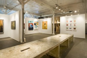 Preview of Grand Image - Image 7: Art, Art Gallery, Plywood, Wood, Flooring, Modern Art, concrete floor, concrete table, meeting space, display, structure wood.