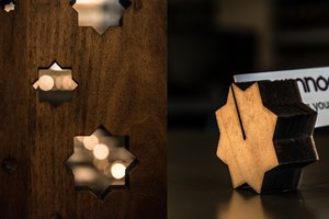 Preview of Mamnoon Restaurant - Image 9: Restaurant, Wood, Wood screen.