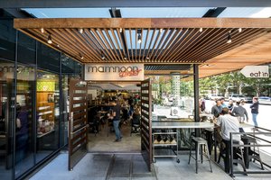 Preview of Mamnoon Street - Image 0: Restaurant, Wood, Glass, Window, Storefront, Concrete, Steel.