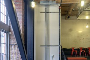Preview of Payscale - Image 4: historic, Chair, Furniture, Structure wood, Structure stell, Concrete floor, Exposed duct, Lighting, Stair.