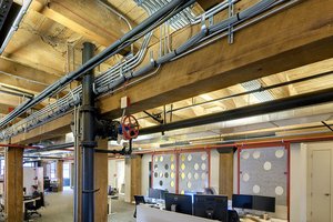 Preview of Payscale - Image 6: Exposed duct, Structure wood, Indoor.