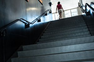 Preview of Picmonkey 01 - Image 6: Steel wall, Indoor, Steel stair.