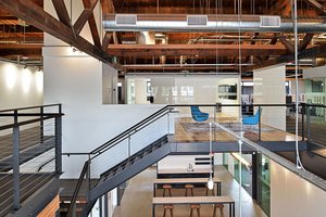 Preview of Tableau - Image 2: Apartment, Building, Housing, Indoors, Loft, Chair, Furniture, Lumber, Wood, Indoor, Exposed duct, Structure wood, Steel stair, Lighting.