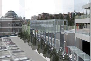 Preview of Tacoma Art Museum Addition - Image 1: Sink, Chair, Furniture, Urban, Outdoor.