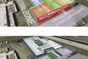 Preview of Tacoma Tideflats Residential Relocation Center - Image 3: Brochure, Collage, model.
