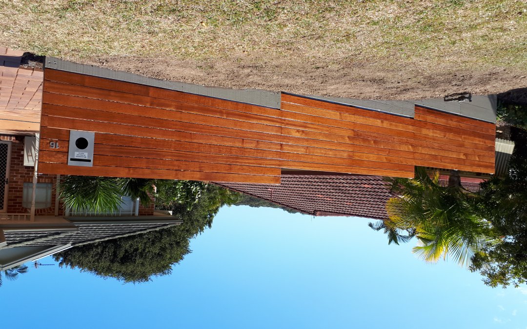 Hardwood timber screening Boambee- East August 2018