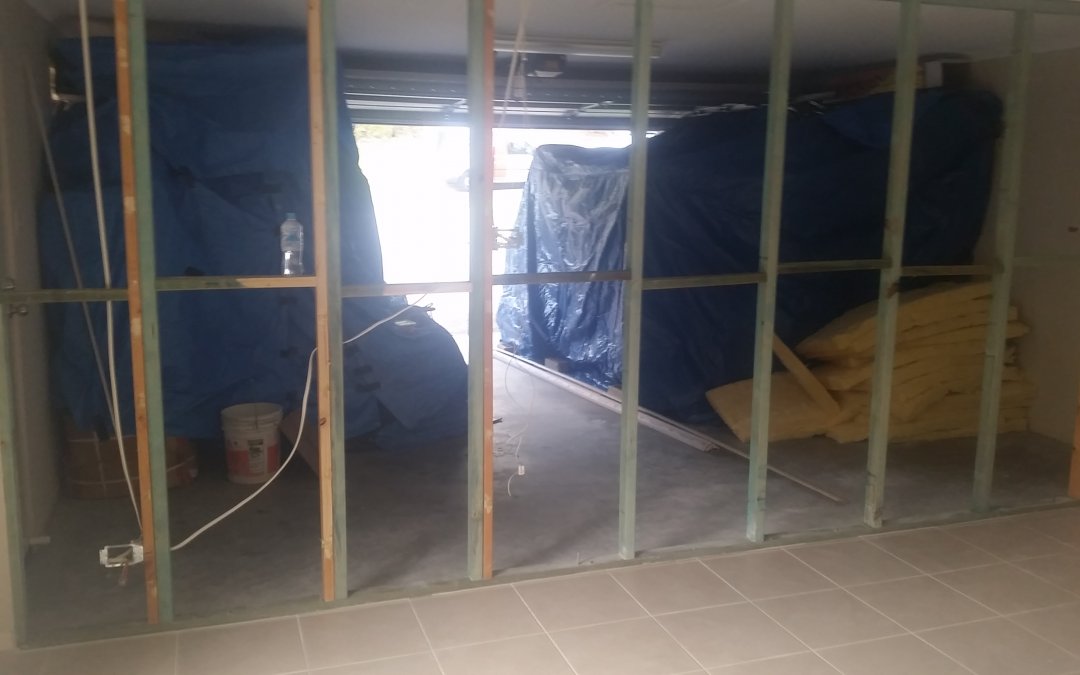 Work order to Rebuild a damaged wall Toormina May 2019