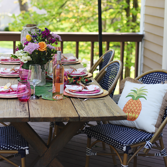 Outdoor Entertaining Tablescape Coaktail Party House Of Hipsters Pier 1 Imports 5