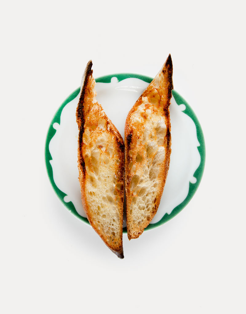 Plain toast (baguette)